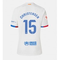 Barcelona Andreas Christensen #15 Auswärtstrikot Frauen 2023-24 Kurzarm